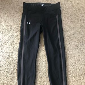 Women’s Black Under Armour Compression Crop Capri